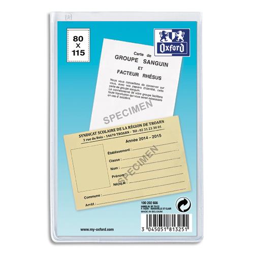 Etuis 2 faces multi-usages ELBA - 8,5 x 13 cm - en PVC 30/100e