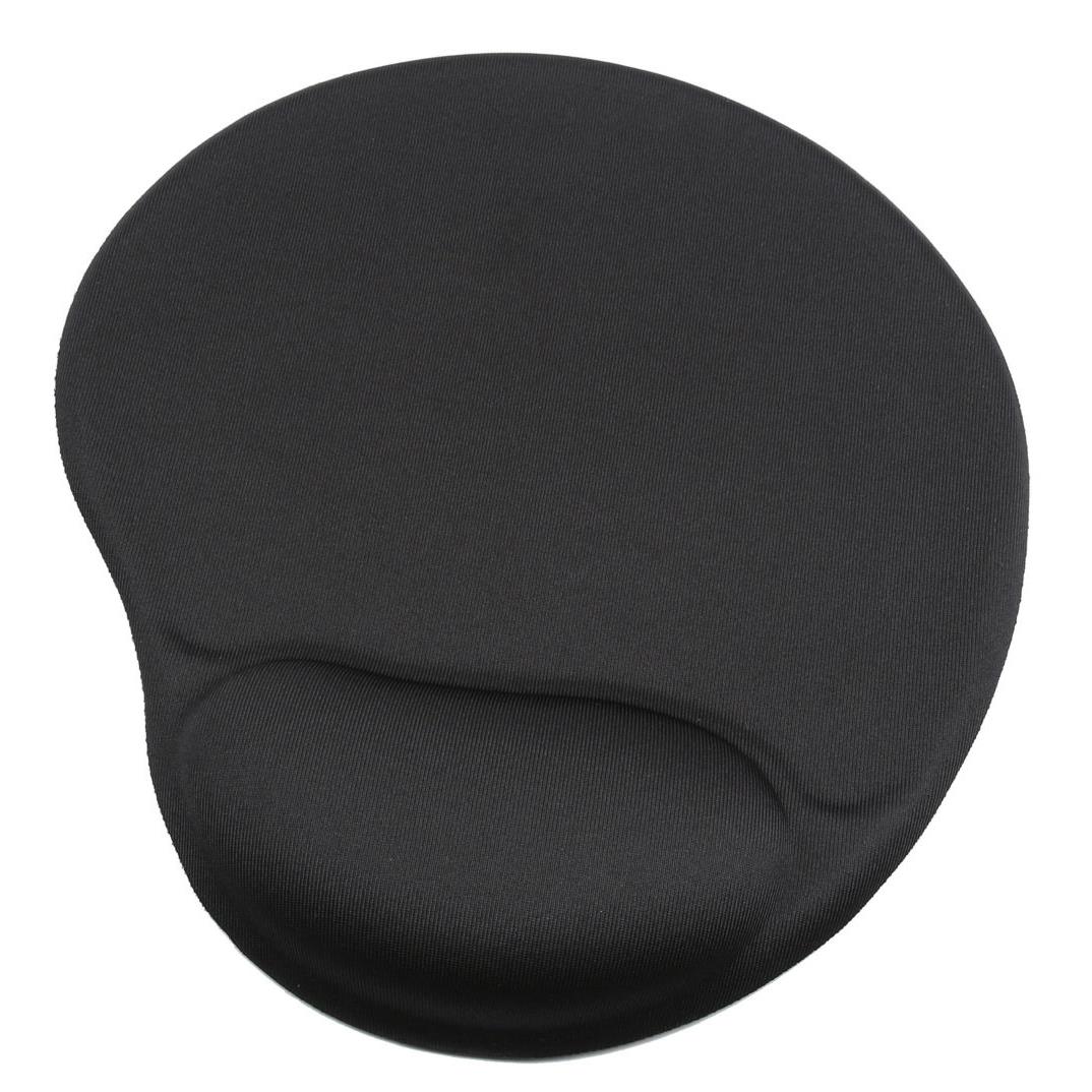 Tapis de souris ergonomique Raja avec repose poignet  mmoire de forme - Noir