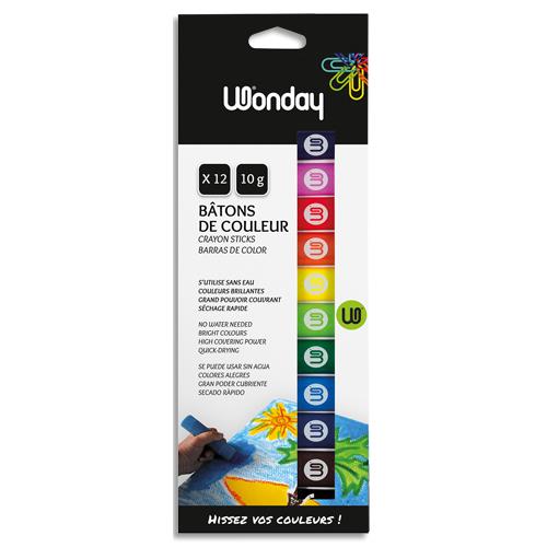 Bote 12 btons de couleur MIN'O.