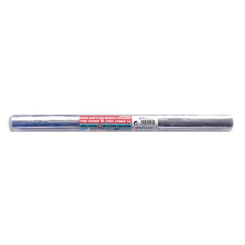 Rouleau couvre livre Elba en PVC cristal incolore 80 microns - format 0,4 x 5,5 m