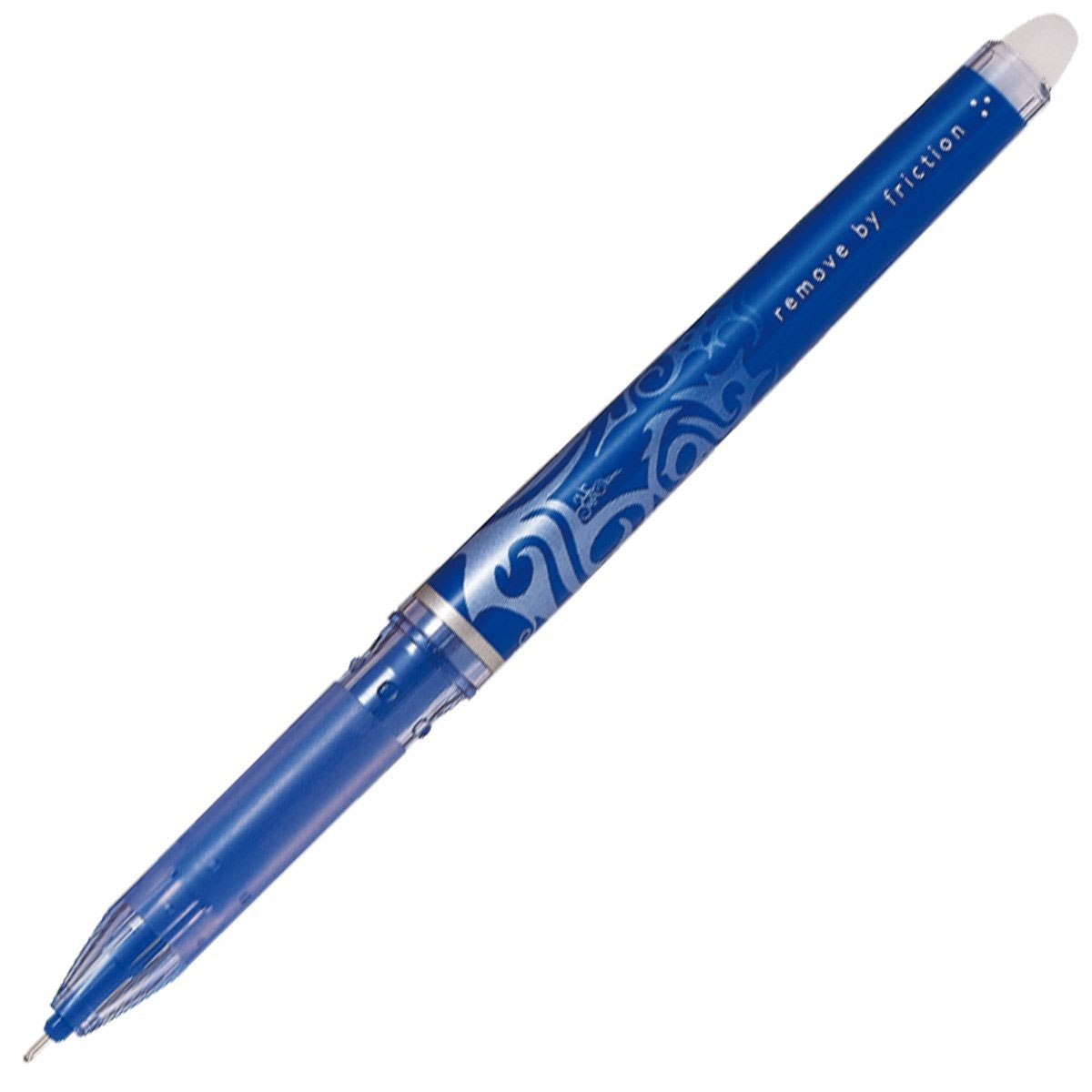 Roller Pilot Frixion Point - pointe fine, s'efface  la gomme en bout de stylo - bleu