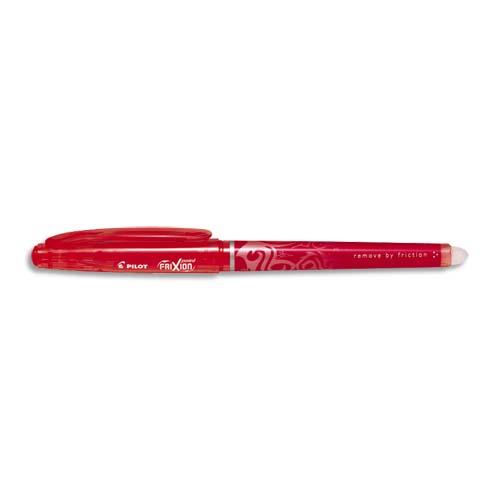 Roller Pilot Frixion Point - pointe fine, s'efface  la gomme en bout de stylo - rouge