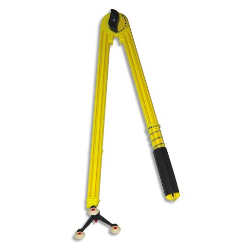 Compas pour tableau - plastique incassable - longueur 50 cm - 1 pied ventouse et porte craies marqueur - non aimant