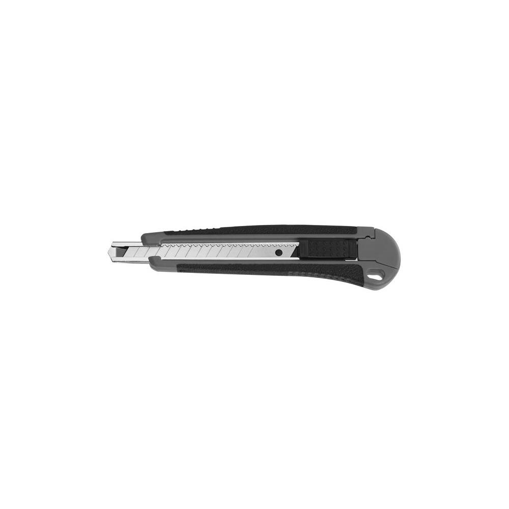 Cutter professionnel Raja avec corps plastique - lame mtal de 9 mm