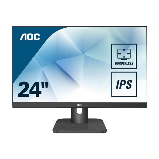 Aoc e1 24e1q cran plat de pc 60,5 cm (23.8") 1920 x 1080 pixels full hd led noir