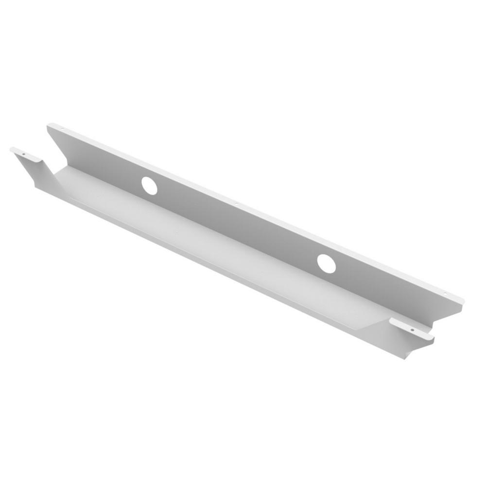 Goulotte organisateur de cbles L 118 cm Blanc