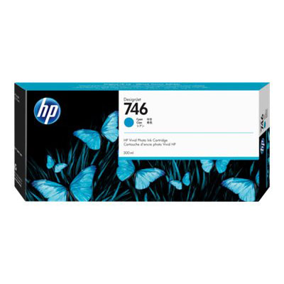 Hp cartouche d'encre designjet 746 de 300 ml cyan