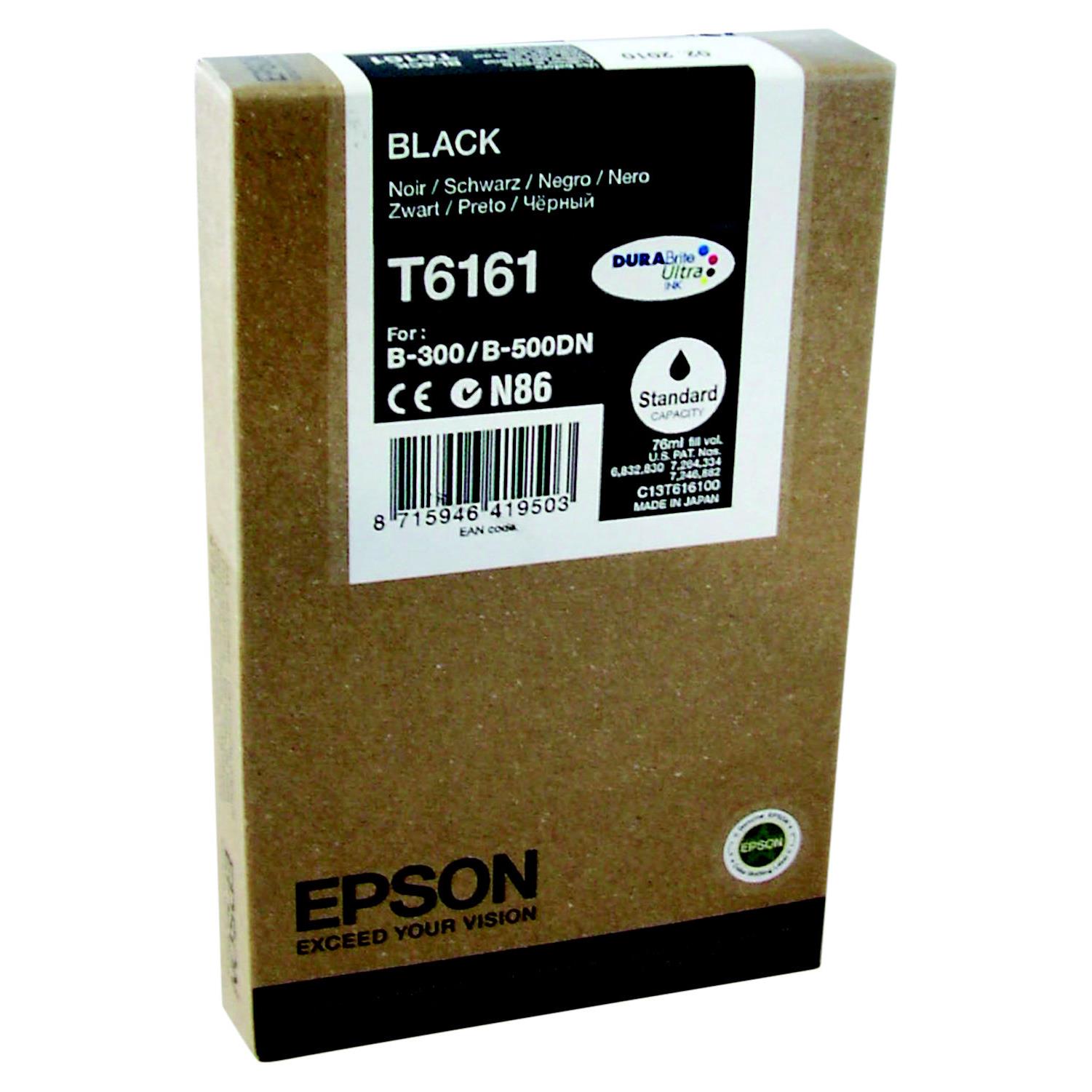Cartouches pour imprimantes - Epson encre noire capacit standard (3 000 p)