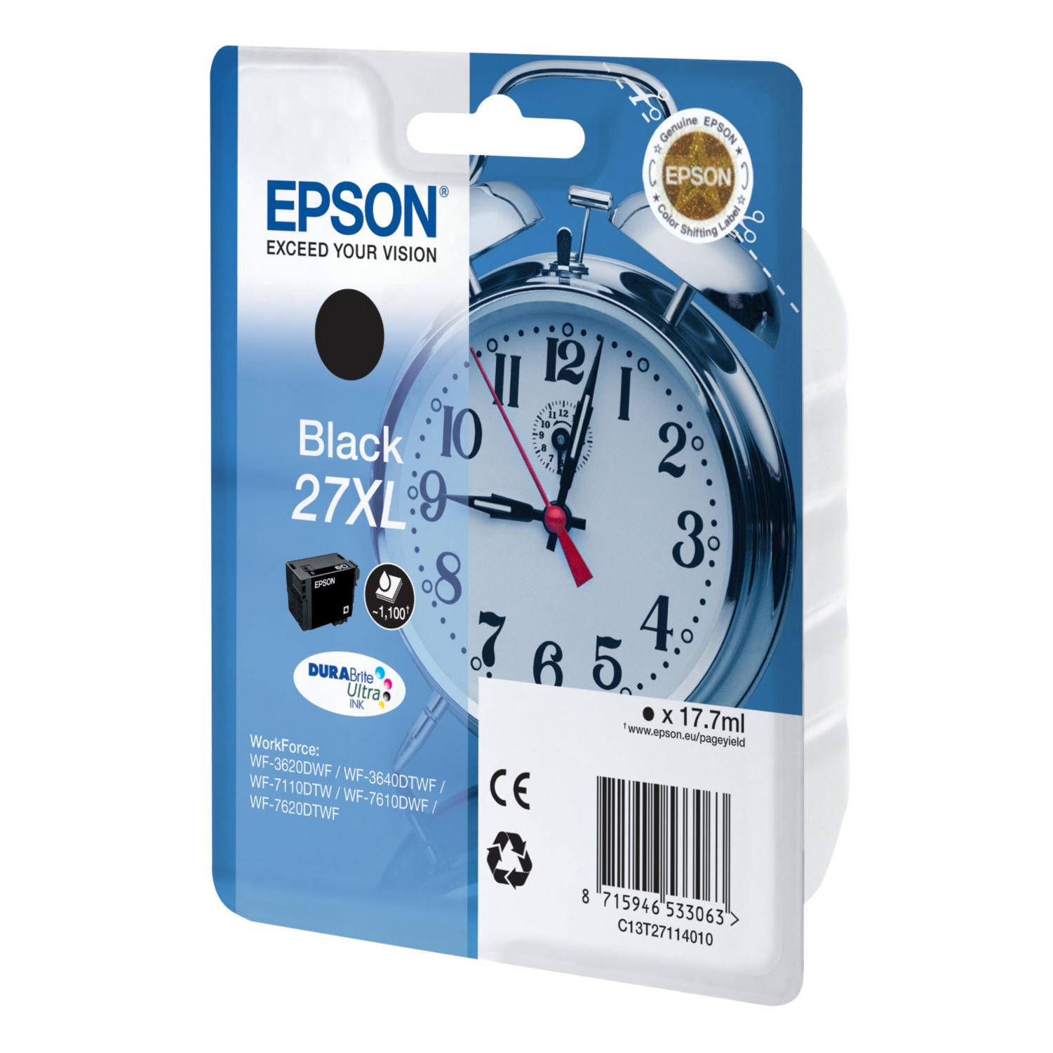Cartouches pour imprimantes - Epson alarm clock cartouche "rveil" 27xl - encre durabrite ultra n