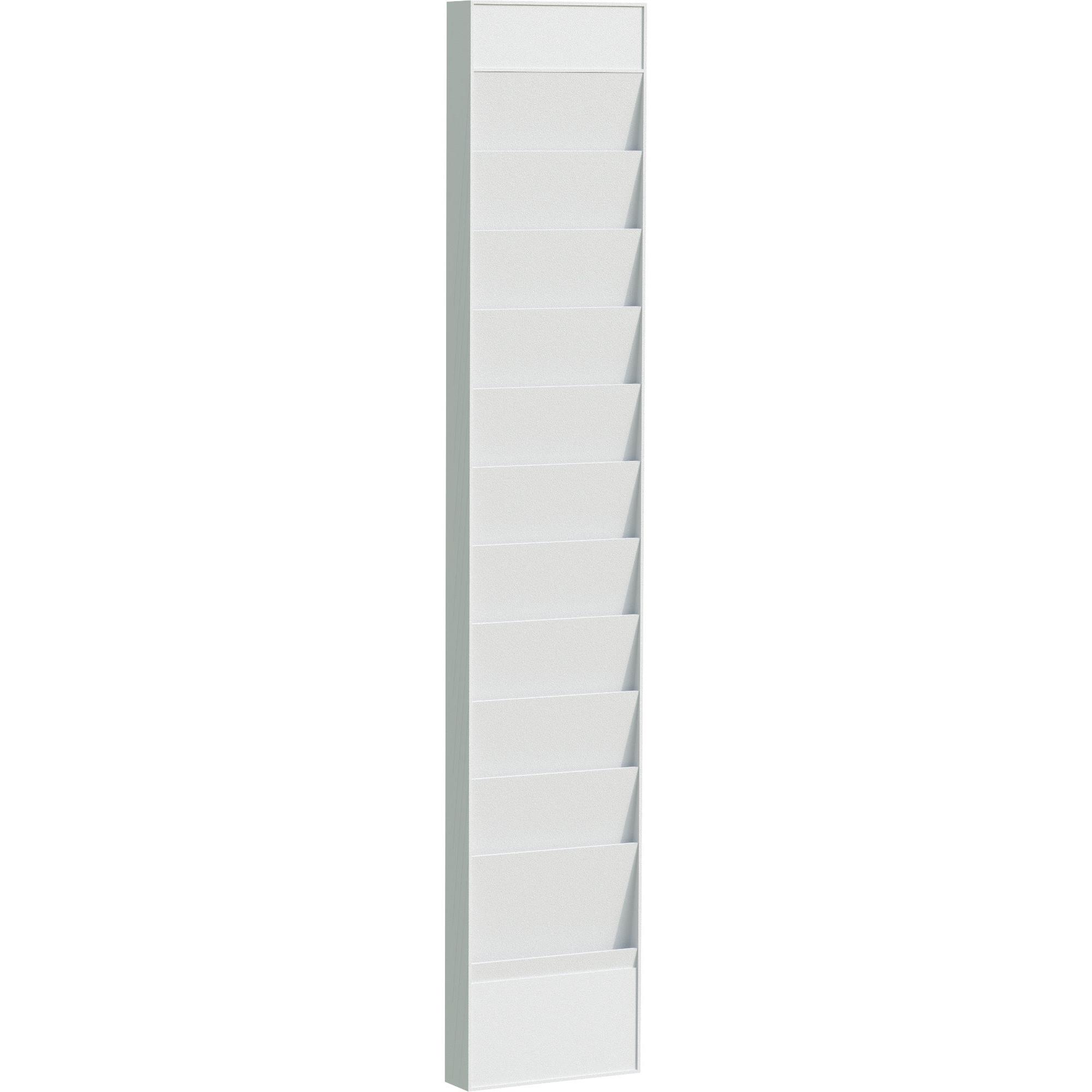 Tableau planning Paperflow - pour documents A4 - lment complment 10 cases - gris