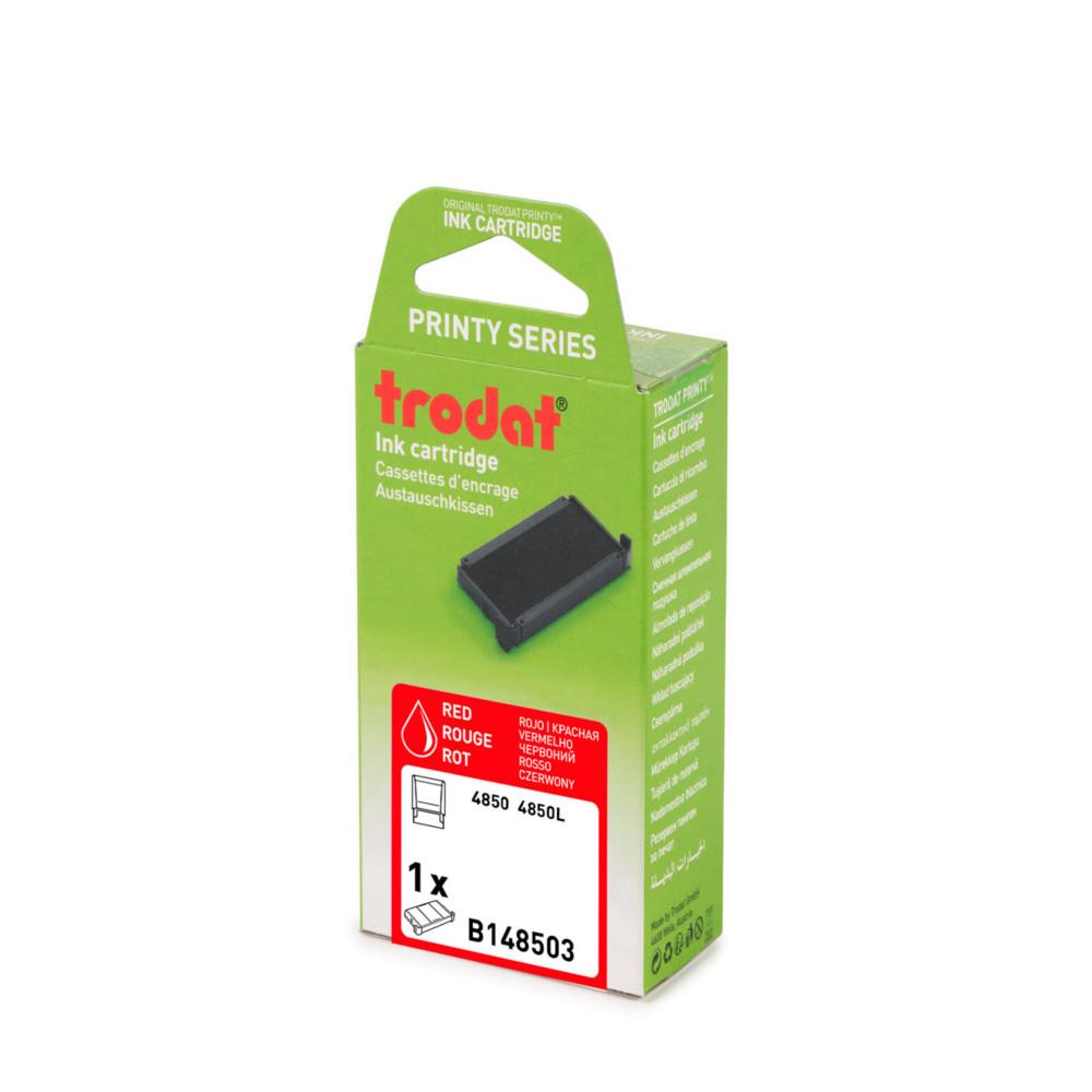 Cassette d'encre de rechange pour Tampons Trodat Printy 4850 - Rouge