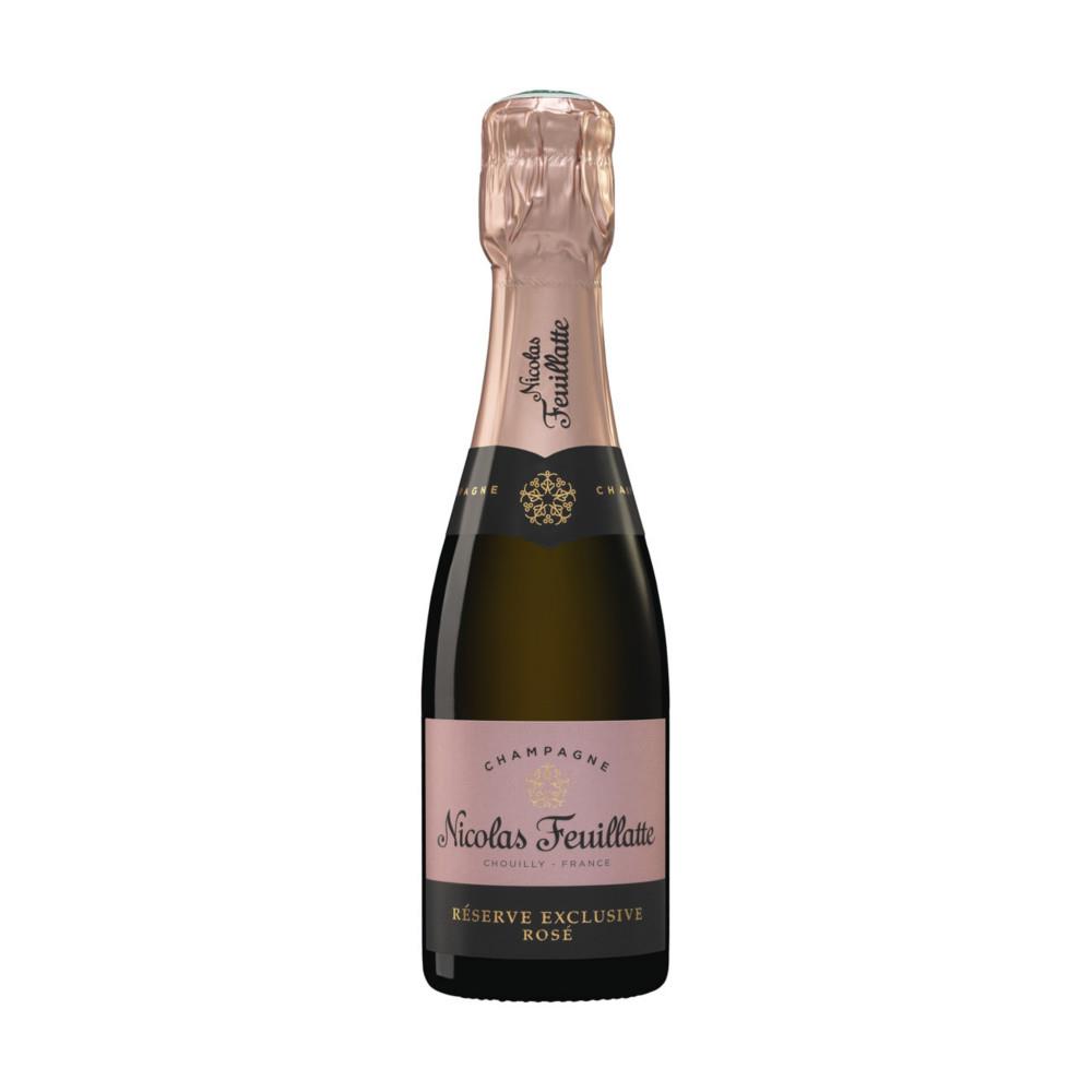 Champagne Brut Ros NICOLAS FEUILLATTE - Bouteille de 20 cl