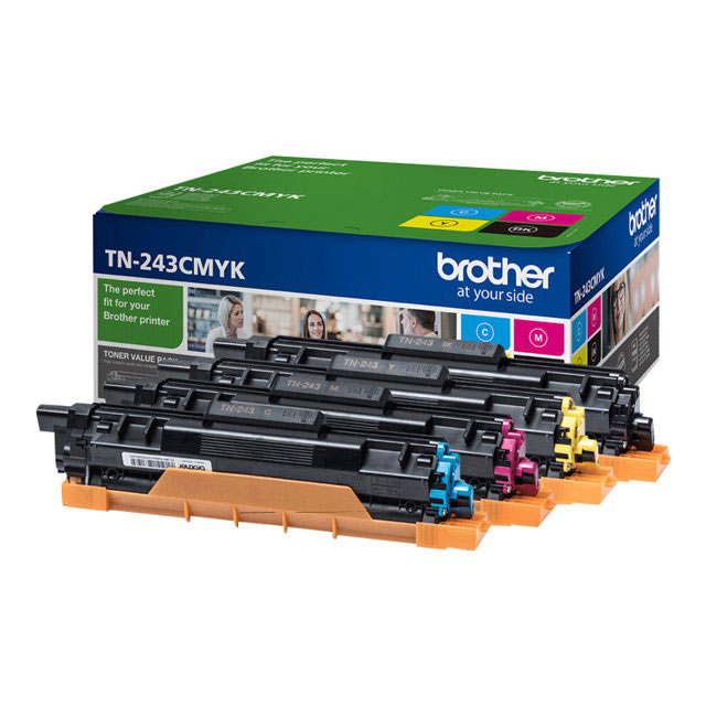 Cartouches de toner - Brother tn-243cmyk - cartouches de toner originales - pack 4 toners