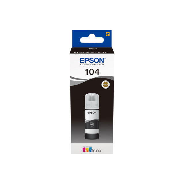 Recharges d'encre pour imprimante - Epson 104 ecotank black ink bottle
