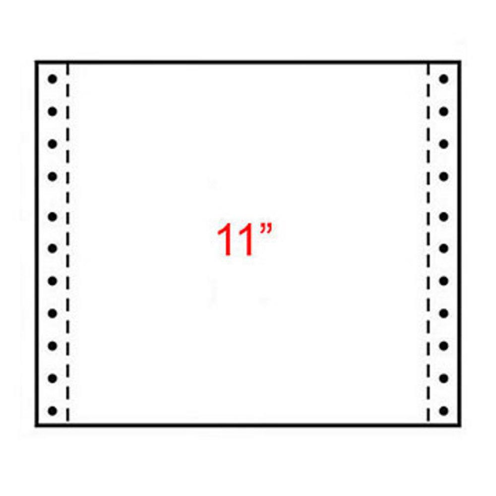 Papier listing Exacompta 380 x 280 mm  Zone vert 70g/m - carton de 2000 feuilles