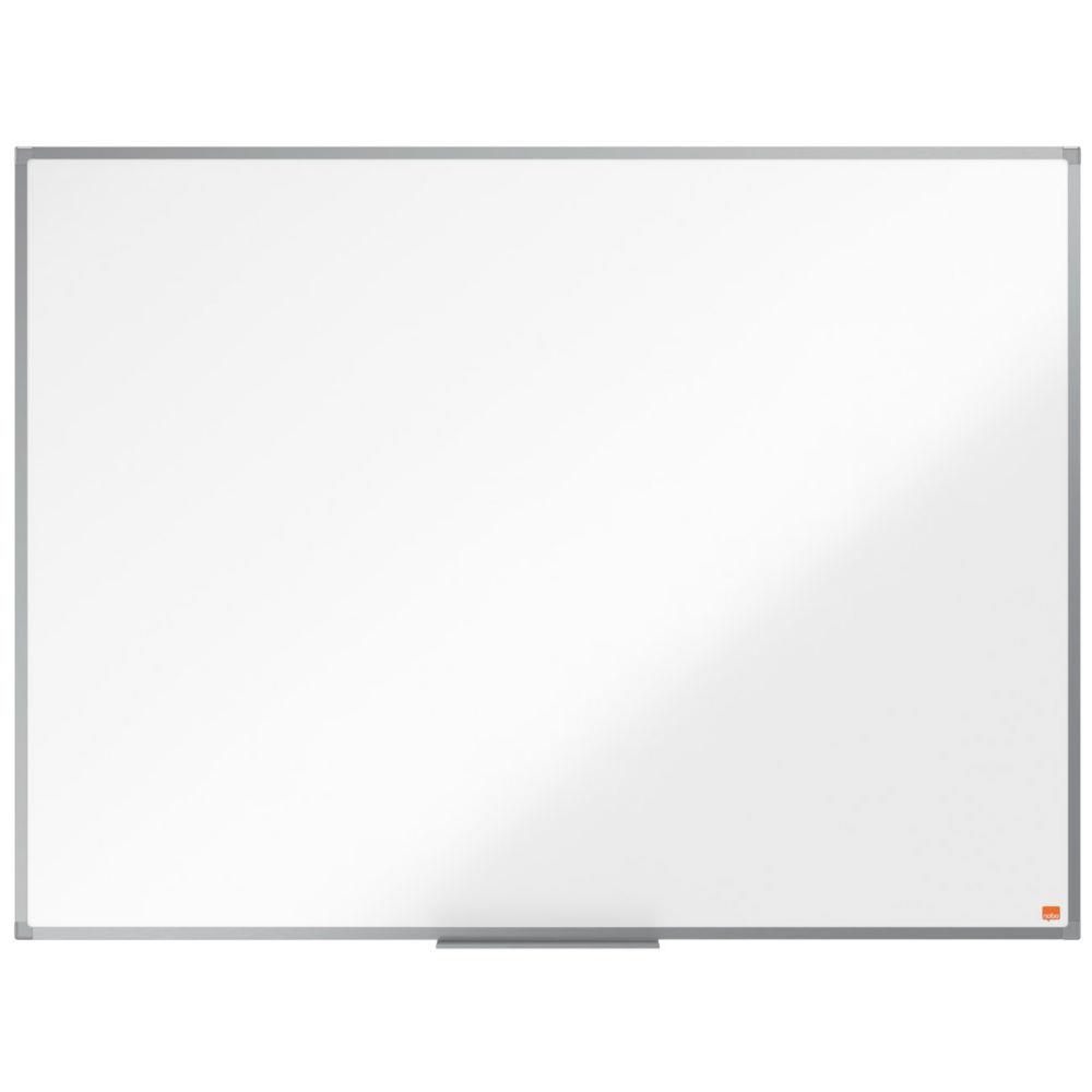 Tableau blanc en acier laqu Nobo Essence magntique 120 x 90 cm - Cadre en aluminium