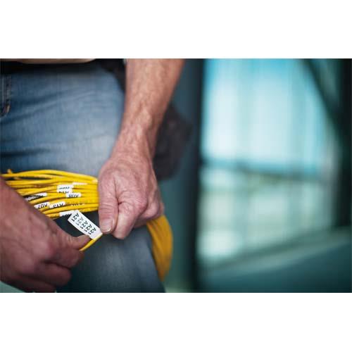 Ruban Rhinopro Dymo - Ruban noir/jaune - 19 mm x 7 m