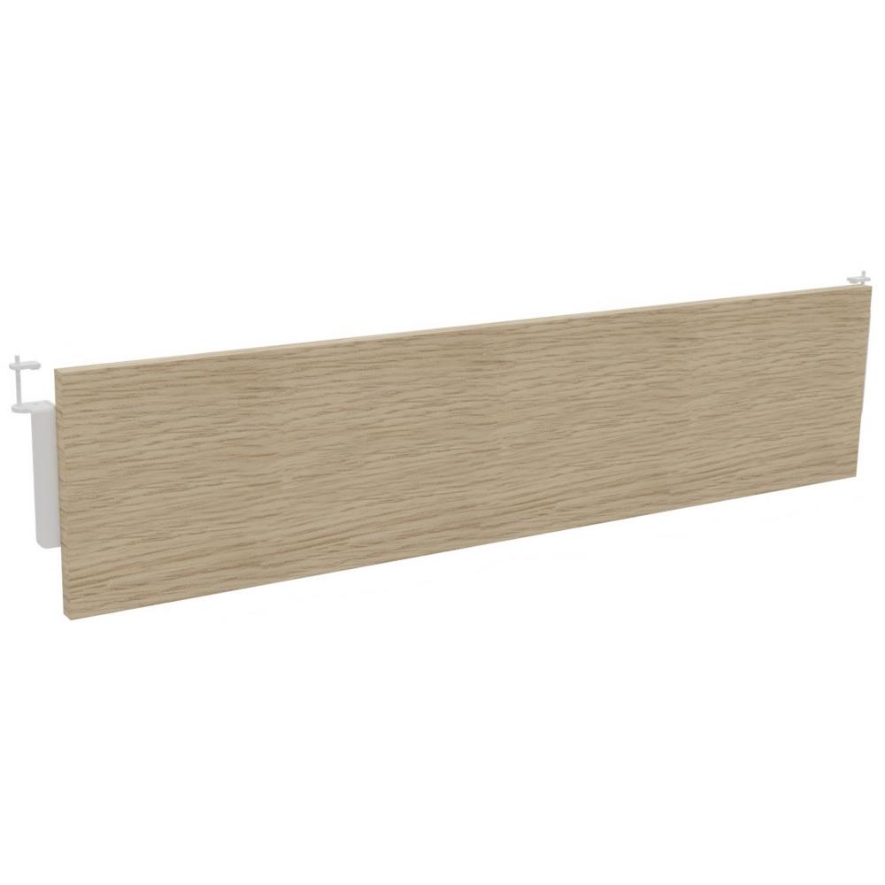 Voile de fond Burocolor+ - Chne - Pour bureau L 140 cm pieds blancs