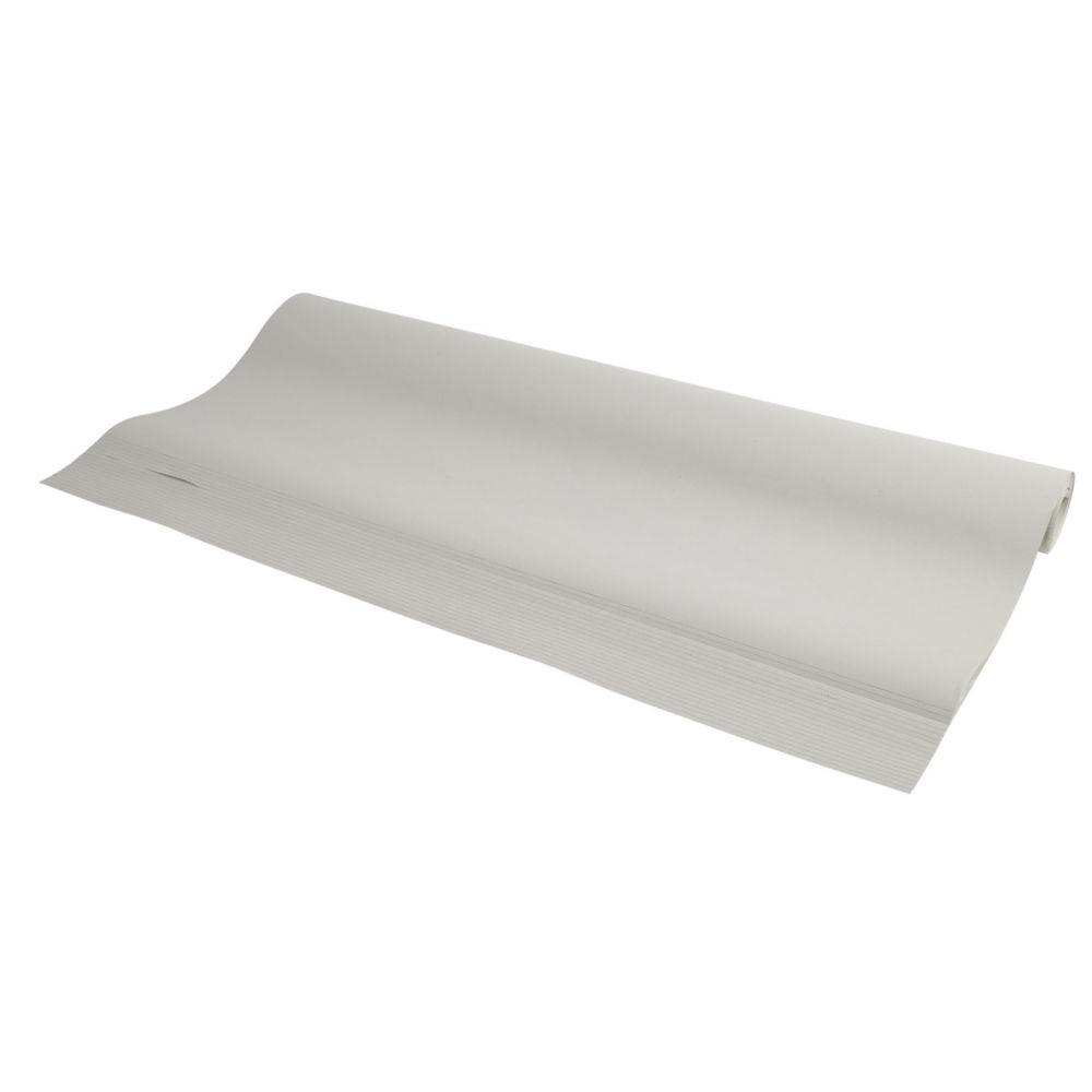 Recharge de papier recycl Exacompta pour tableaux - blanc uni 80g microperfor - Rouleau de 20 feuilles 63 x 98 cm