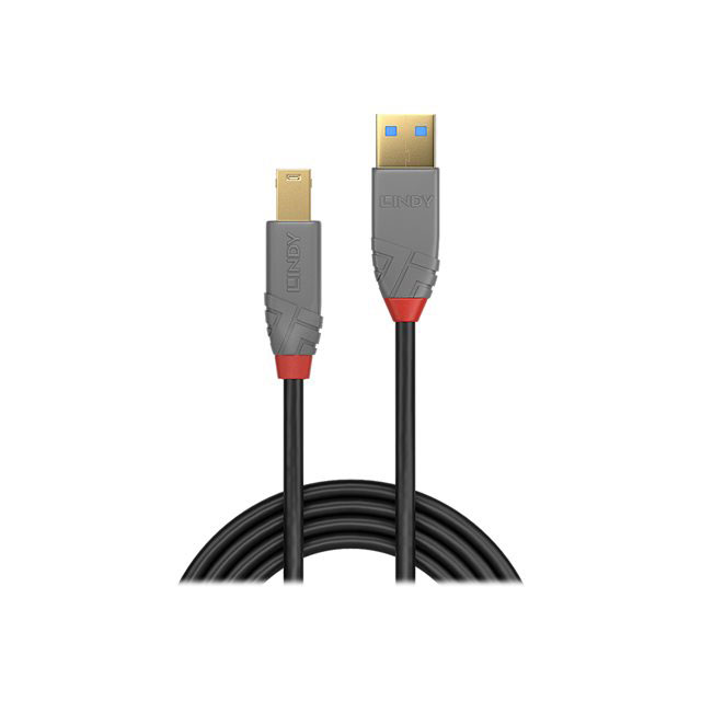 Lindy 36741 cble usb usb 3.2 gen 1 (3.1 gen 1) 1 m usb a usb b noir