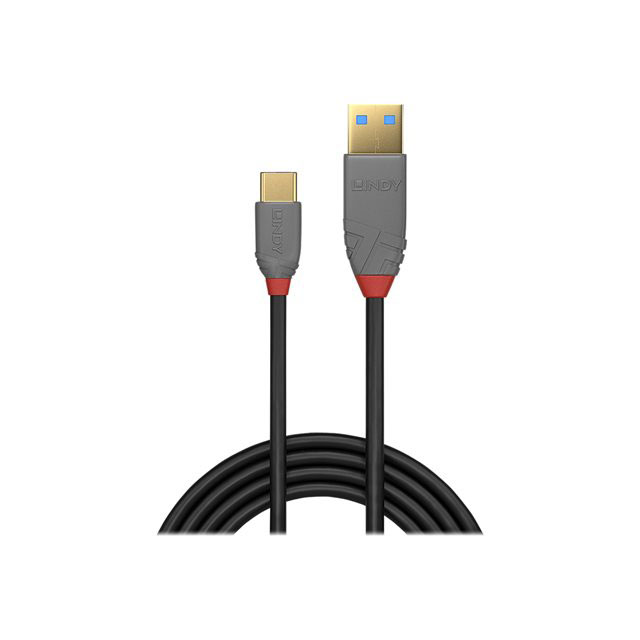 Lindy 36888 cble usb usb 2.0 3 m usb a usb c noir, gris