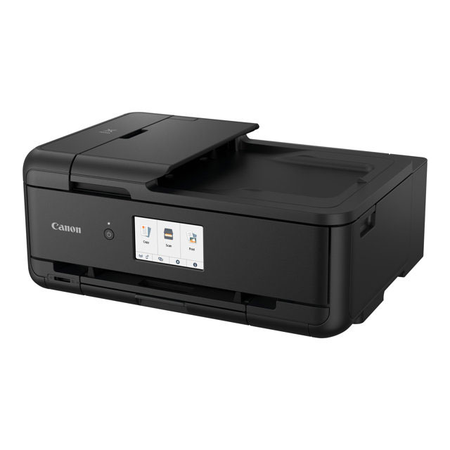 Canon PIXMA TS9550 - Imprimante multifonctions - couleur - jet d'encre - 216 x 356 mm (original) - A3 (support) - jusqu' 15 ipm (impression) - 200 feuilles - USB 2.0, Bluetooth, Wi-Fi(n) - noir