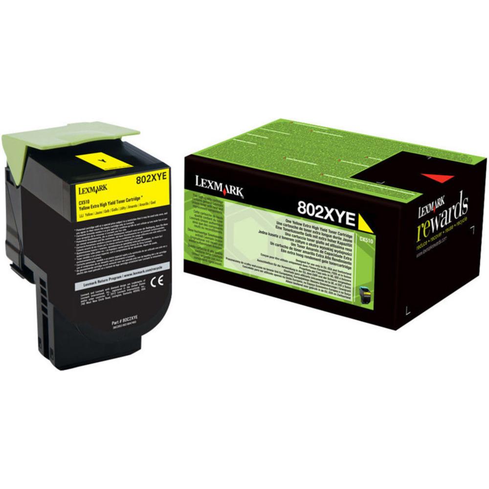 Cartouches de toner - Lexmark 80c2xye cartouche de toner 1 pice(s) original jaune