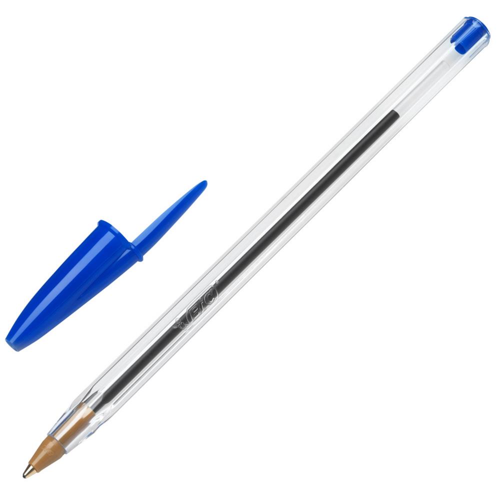 Stylo Bic Cristal bleu - pointe moyenne