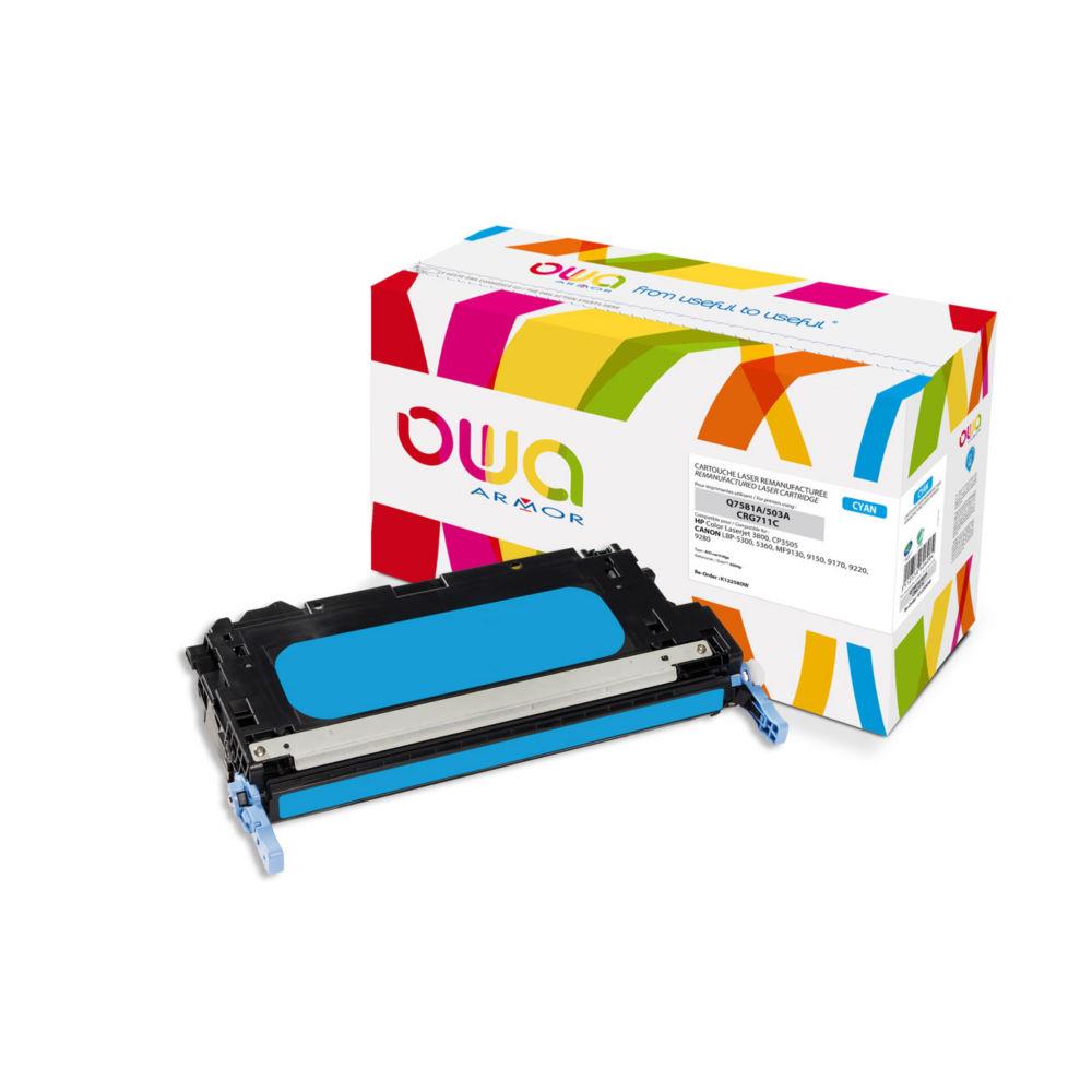 Cartouches de toner - Armor k12258ow cartouche de toner 1 pice(s) cyan