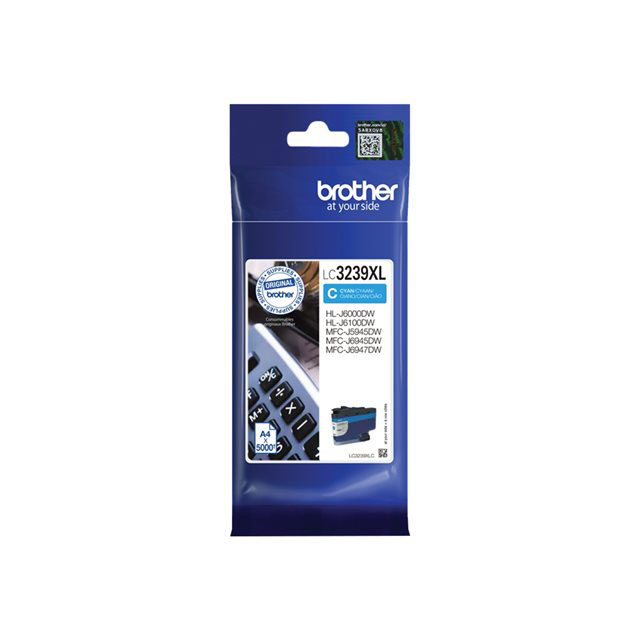 Cartouches pour imprimantes - Brother lc3239xlc - cartouche d'encre originale  haut rendement - cyan