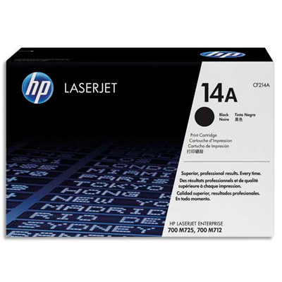 Cartouches de toner - Hp 14a toner laserjet noir authentique