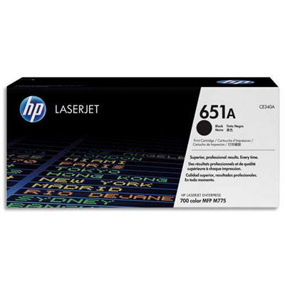 Cartouches de toner - Hp 651a toner laserjet noir authentique
