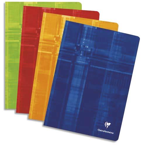 Cahier Clairefontaine Metric  - reliure pique - 24x32 cm - 192 pages - grands carrreaux - papier 90g