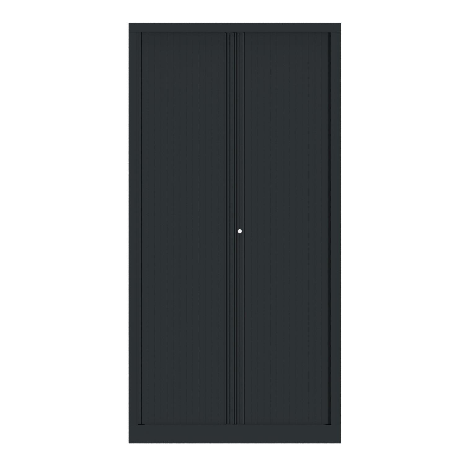 Armoire  rideaux mtallique Confort+ Ht 198 x L.100 cm - corps Anthracite rideaux Anthracite