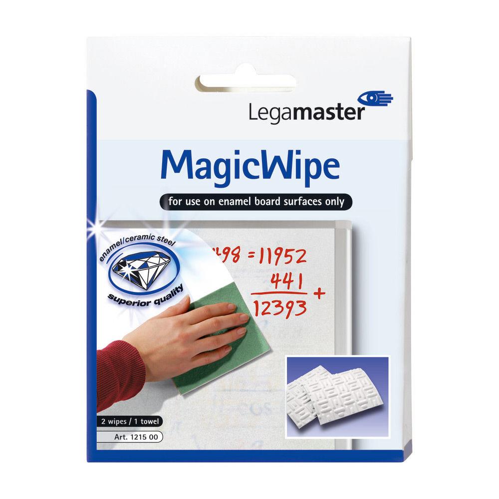 Nettoyant pour tableaux blancs Legamaster MagicWipe - lavable - blanc - jeu 3 units