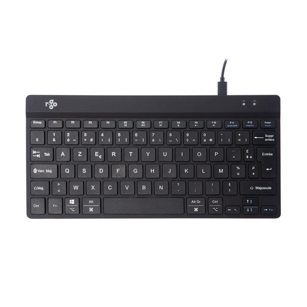 Clavier ergonomique filaire USB R-Go Tool Compact Break- Noir