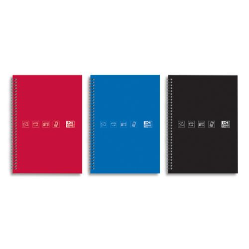 Rpertoire tlphonique Oxford Homebook - spiral - couverture carte souple - 144 pages - 90g - 14,8x21 cm