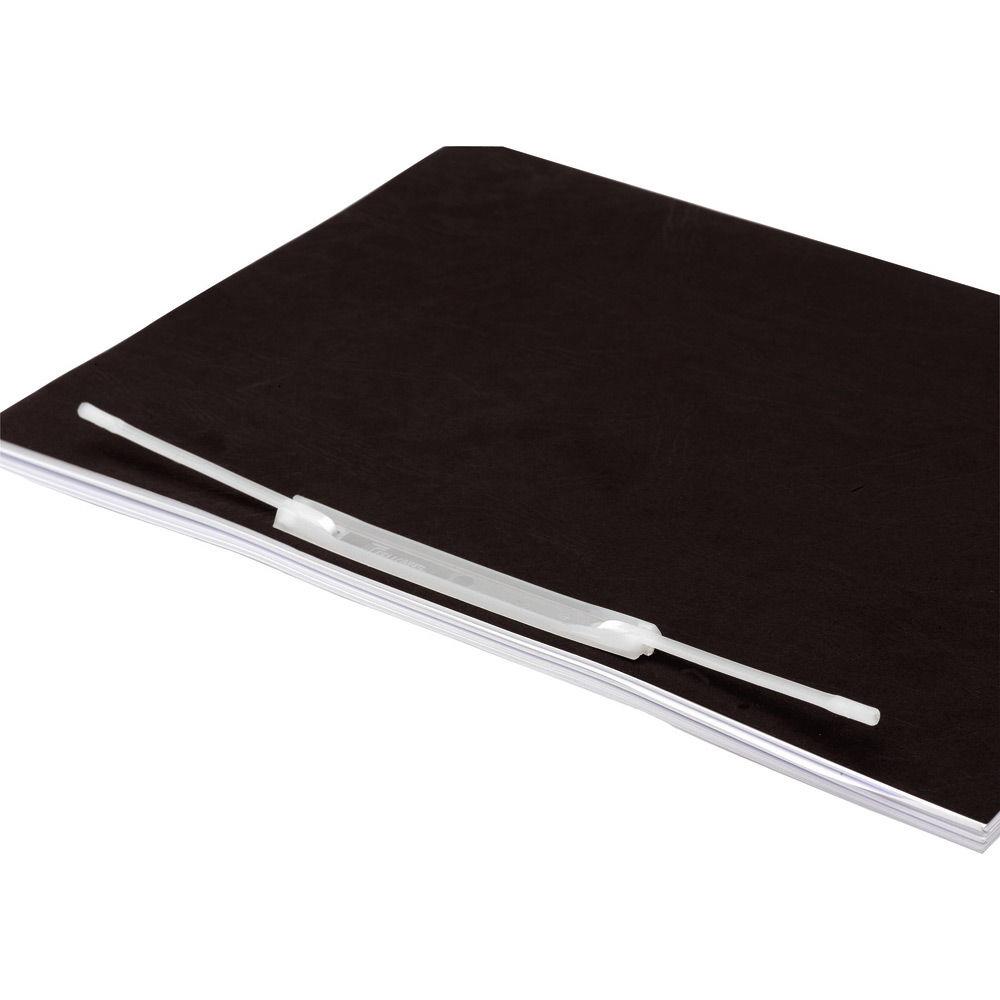 Bote de 100 attaches plastique Fellowes pour archivage - pour documents perfors