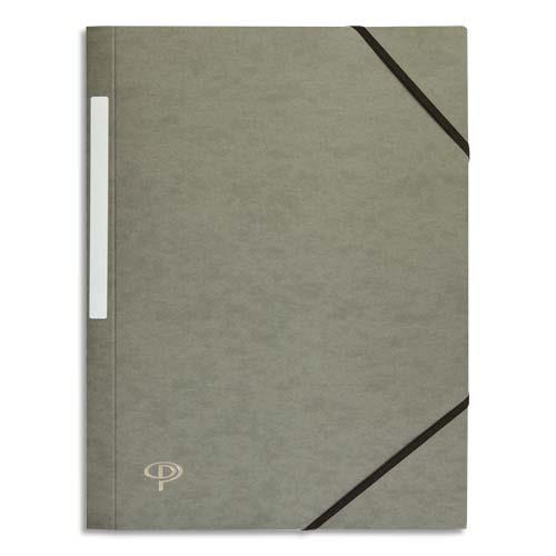 Chemise 1er prix 3 rabats et lastique - carte 5/10e - gris