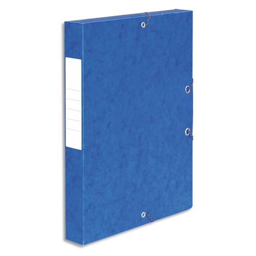 Bote de classement 1er prix - dos de 4 cm - carte lustre - bleu