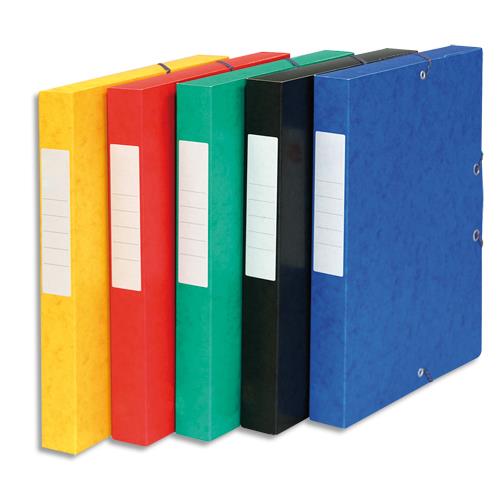 Bote de classement 1er prix - dos de 4 cm - carte lustre - coloris assortis