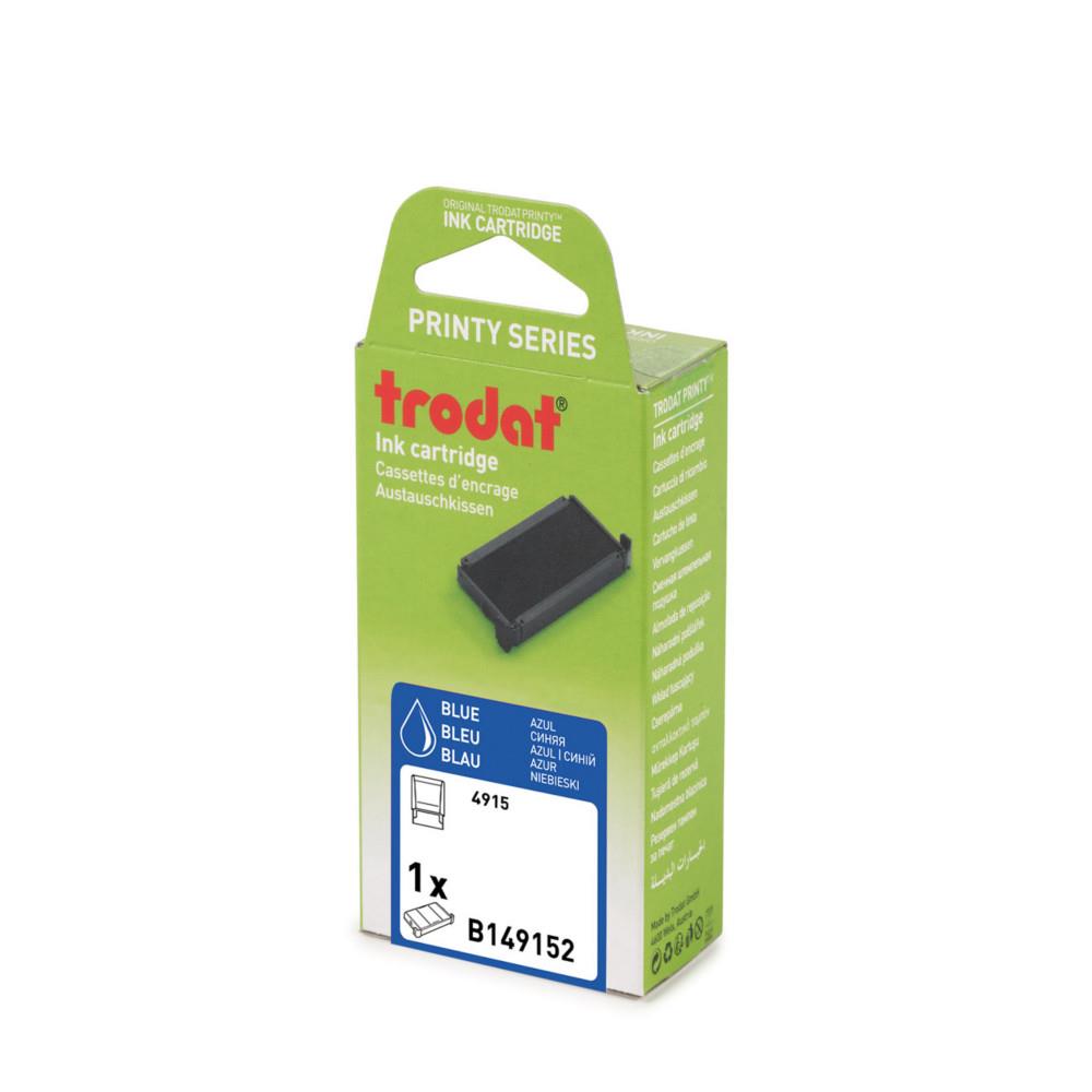 Cassette d'encre de rechange pour Tampons Trodat Printy 4915 - Bleu