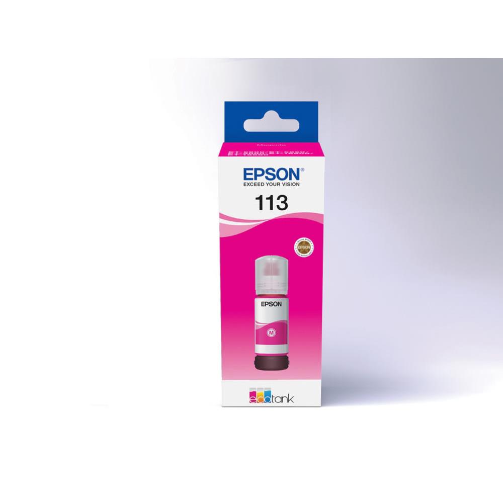 Recharges d'encre pour imprimante - Epson 113 ecotank pigment magenta ink bottle