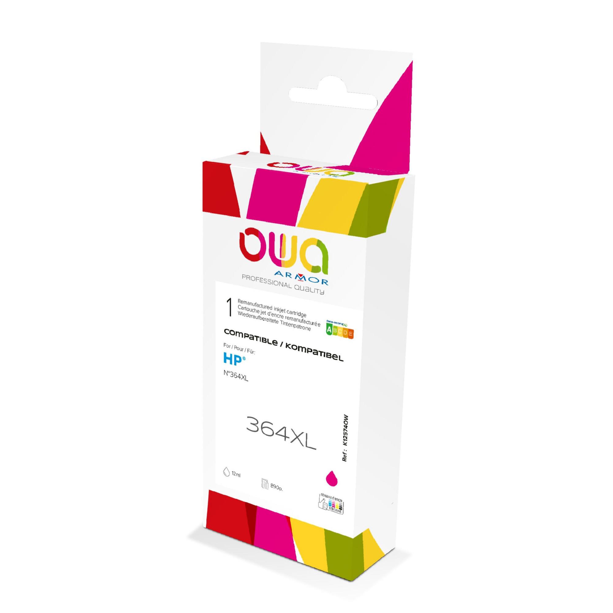 Cartouches pour imprimantes - Armor k12574ow cartouche d'encre 1 pice(s) compatible rendement lev (xl) magenta