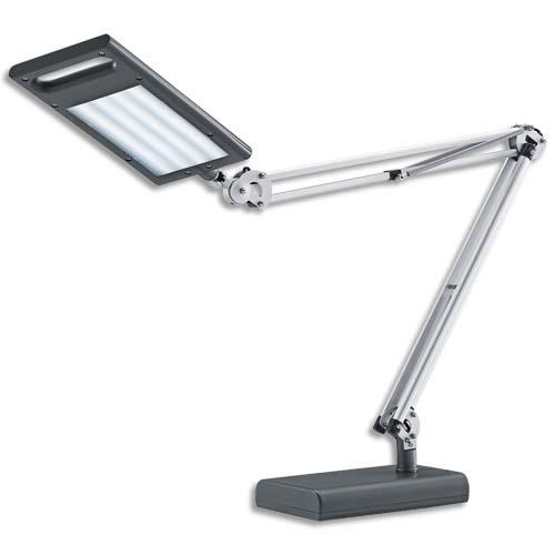 Lampe de bureau � led Hansa Led 4 work - socle ou pince - 8W - anthracite