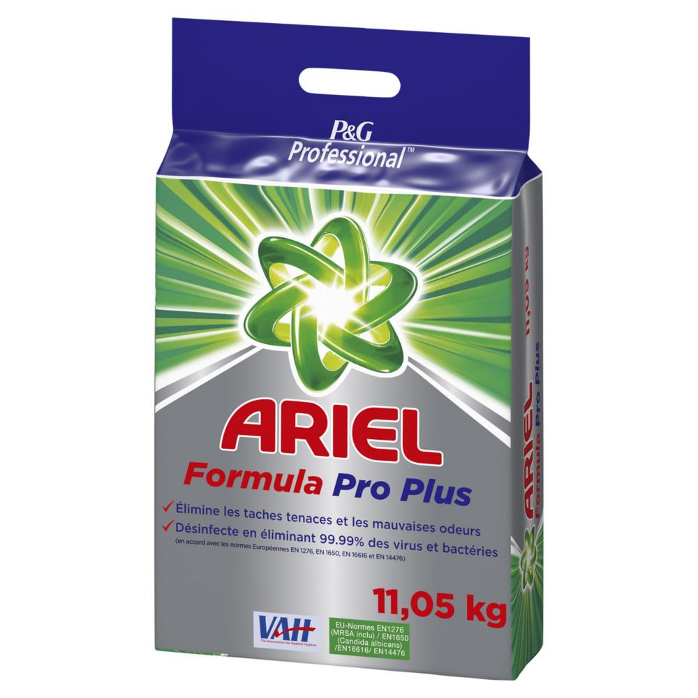 Formula Pro Ariel Plus Lessive en poudre d�sinfectante - Grand format carton 11 kg