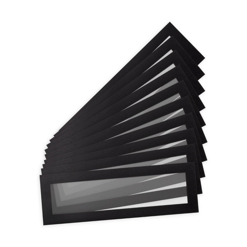 Pochette murale Tarifold Magneto Pro Solo - Cadre d'affichage magntique A5/A4 - Cadre noir - Lot de 10