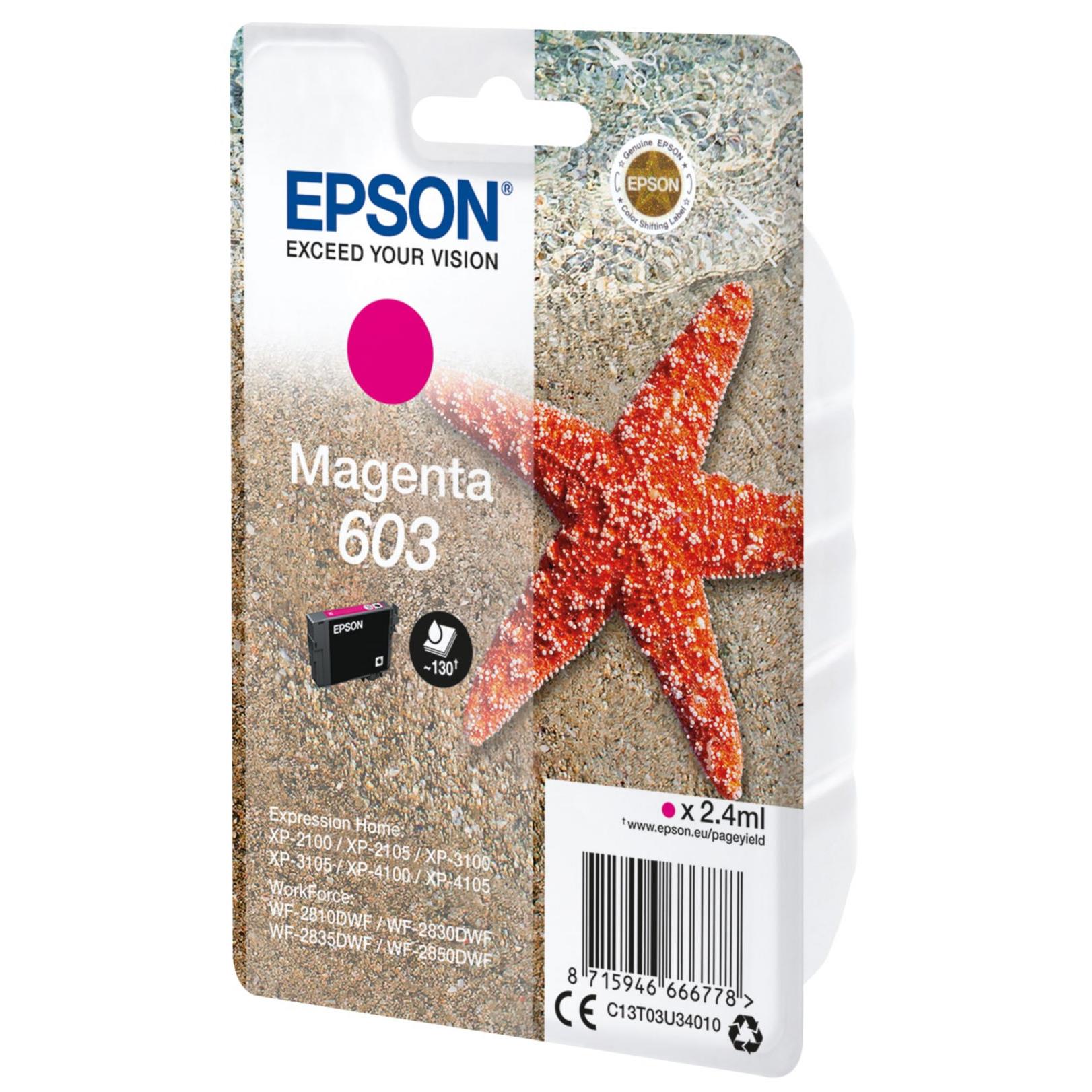 Cartouches pour imprimantes - Epson singlepack magenta 603 ink