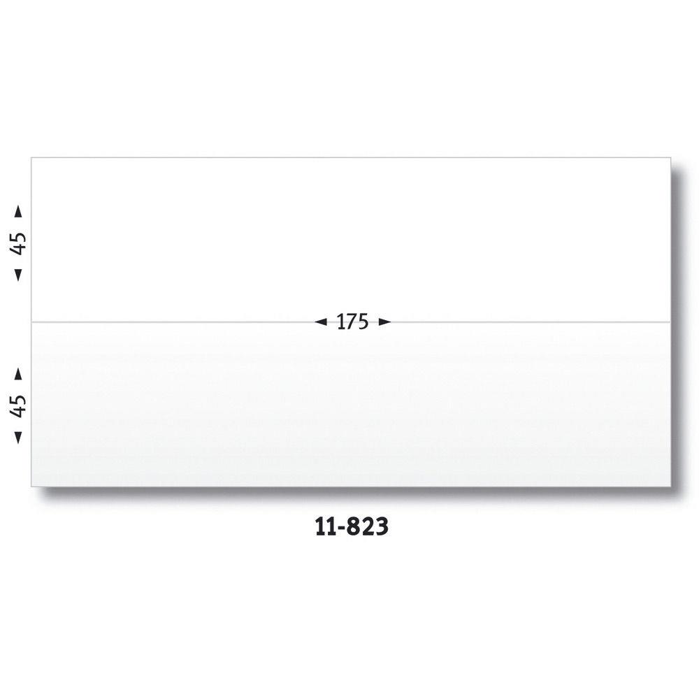 Etiquettes d'affranchissement 2 fronts - format 17,5 x 4,5 cm - bote de 1000