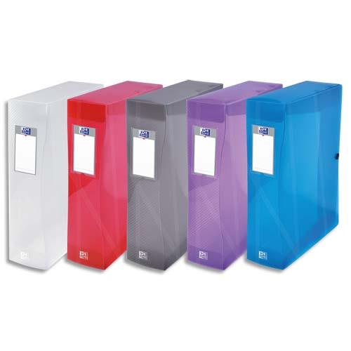 Bote de classement Elba Hawa - polypropylne - dos de 9 cm - 24 x 32 cm - coloris assortis